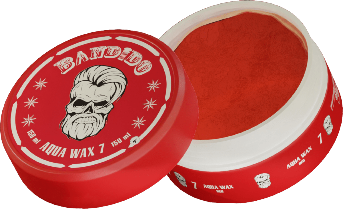 Bandido Aqua Hair Wax Nr.7 Red 150ml Haarwachs mit Fruchtigem Duft - AZURUM