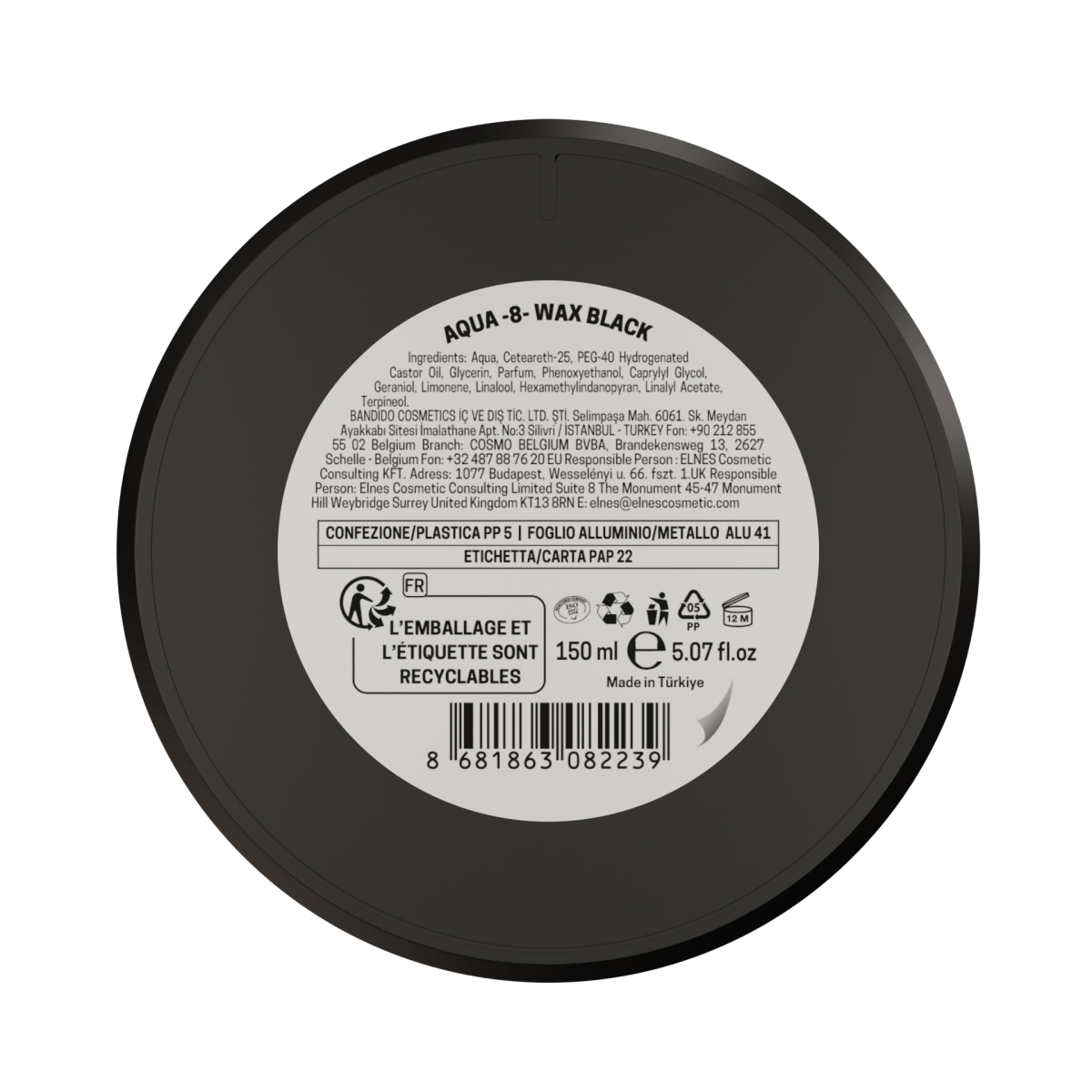 Bandido Aqua Hair Wax Nr.8 150ml Haarwachs - AZURUM