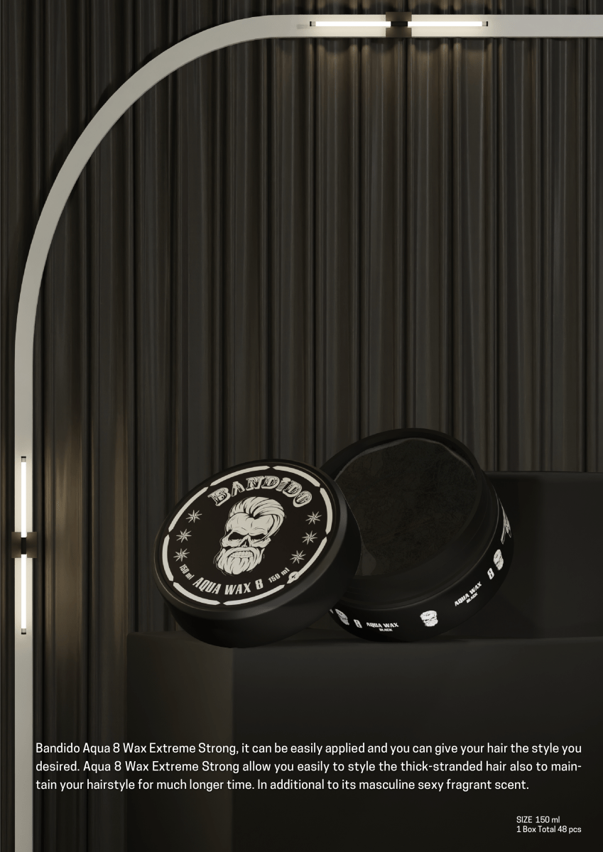 Bandido Aqua Hair Wax Nr.8 150ml Haarwachs - AZURUM