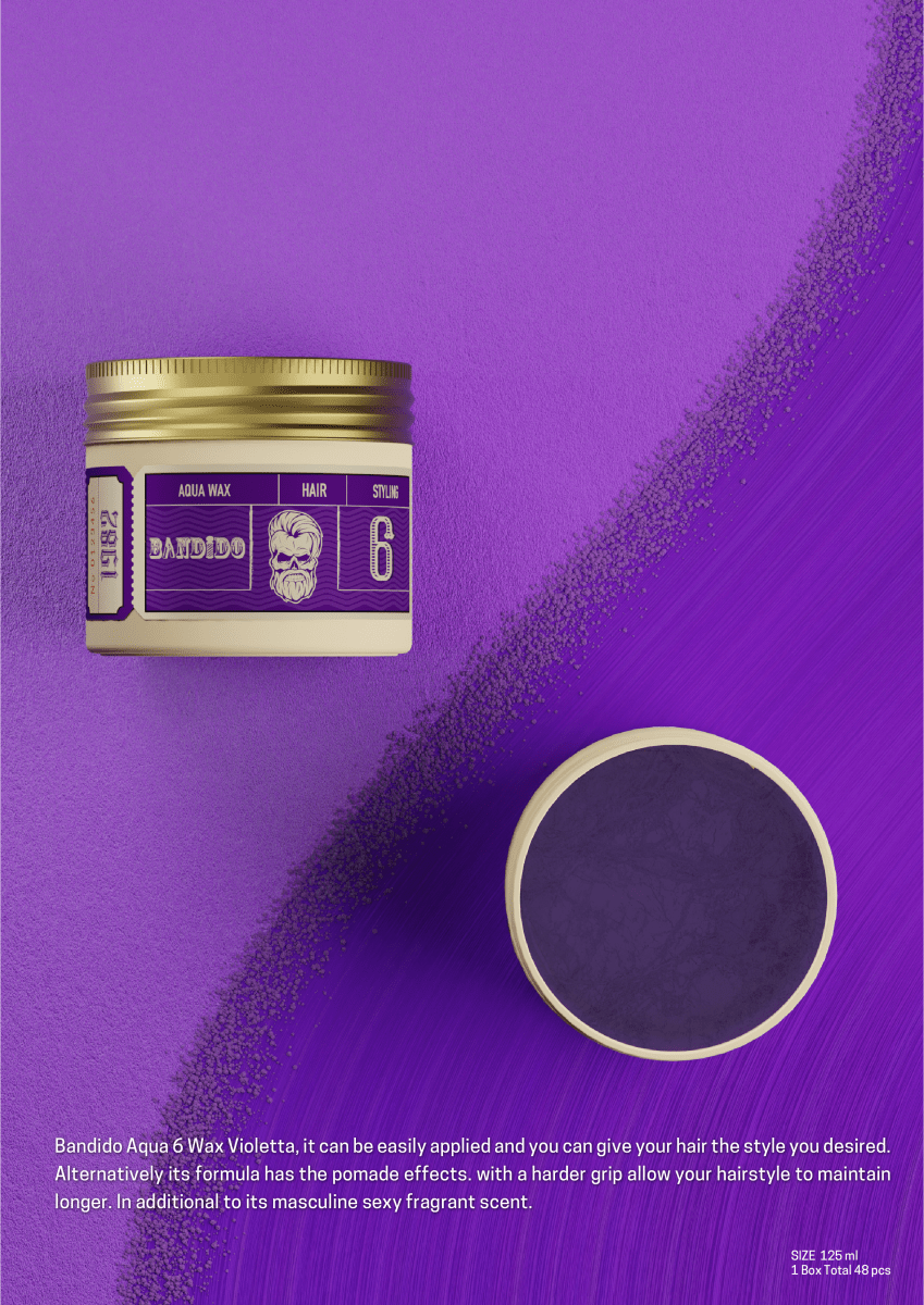 Bandido Aqua Wax Nr.6 Violetta 125ml - AZURUM