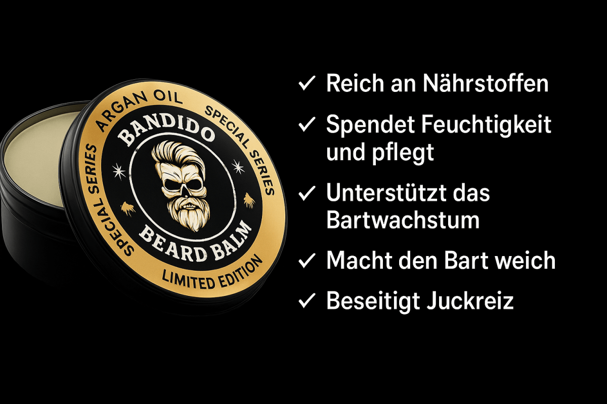 Bandido Beard Balm 40ml Argan Oil - AZURUM