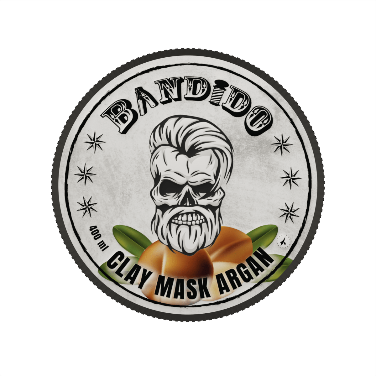 Bandido Clay Mask - Gesichtsmaske mit Arganöl extrahierter Tonerde 400 gr - AZURUM