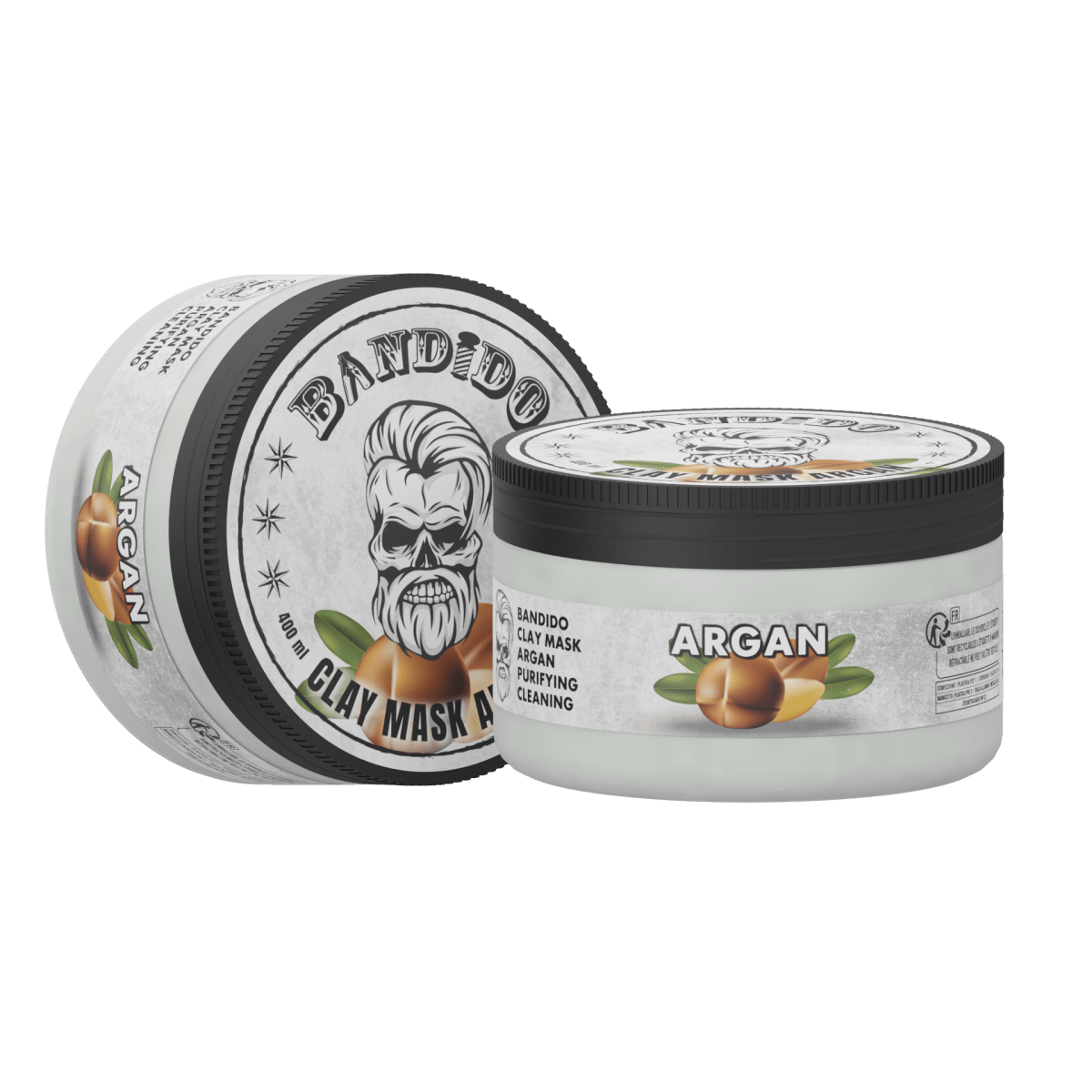 Bandido Clay Mask - Gesichtsmaske mit Arganöl extrahierter Tonerde 400 gr - AZURUM