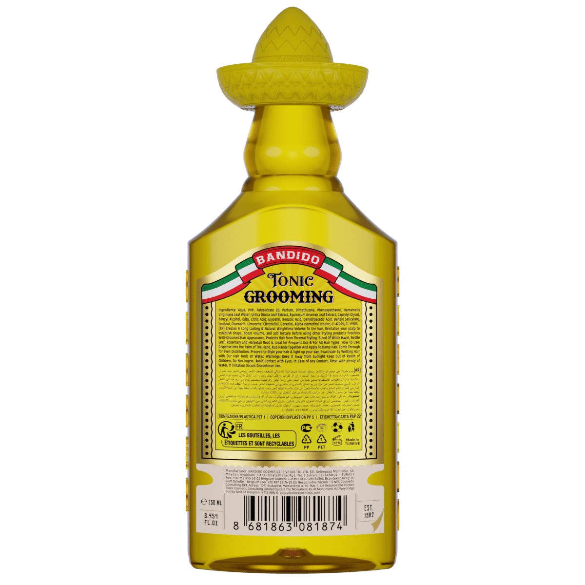 Bandido Grooming Tonic Spray For Men 250ml - AZURUM