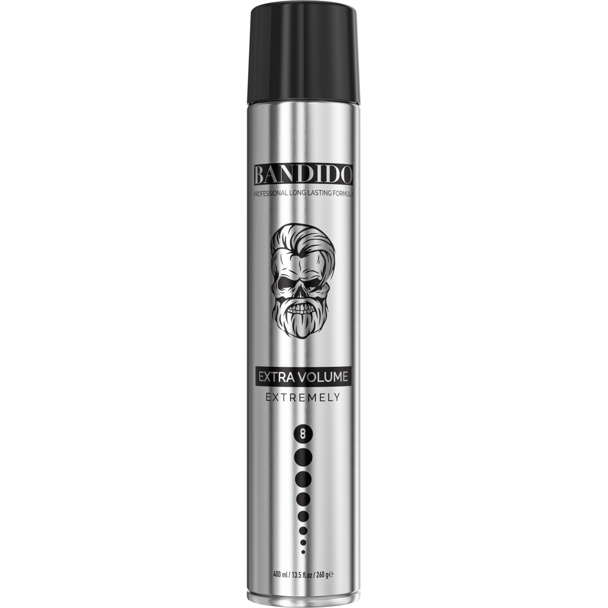 Bandido Hair Spray Extra Volume 400ml Silver - AZURUM