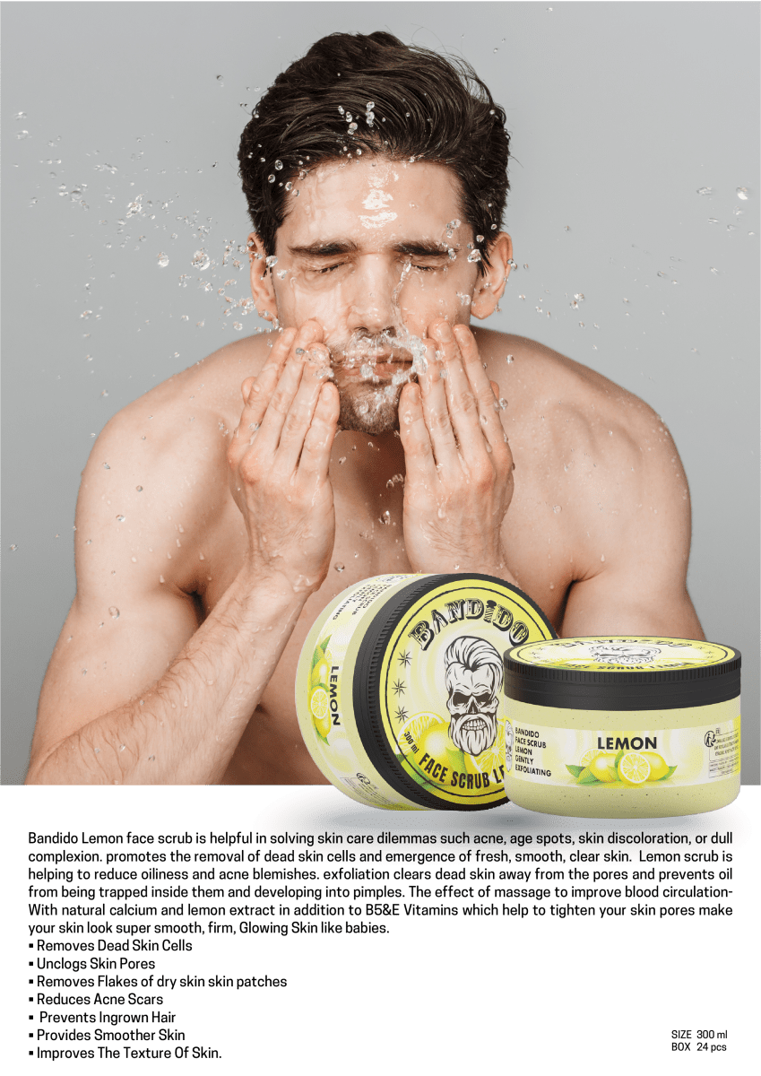 Bandido Lemon Face & Body Scrub 300ml - AZURUM