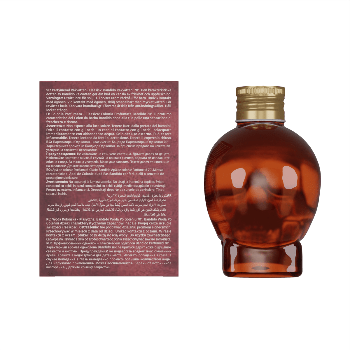 Bandido Perfumed Cologne Classic 400ml Splash | Herren After - Shave - AZURUM