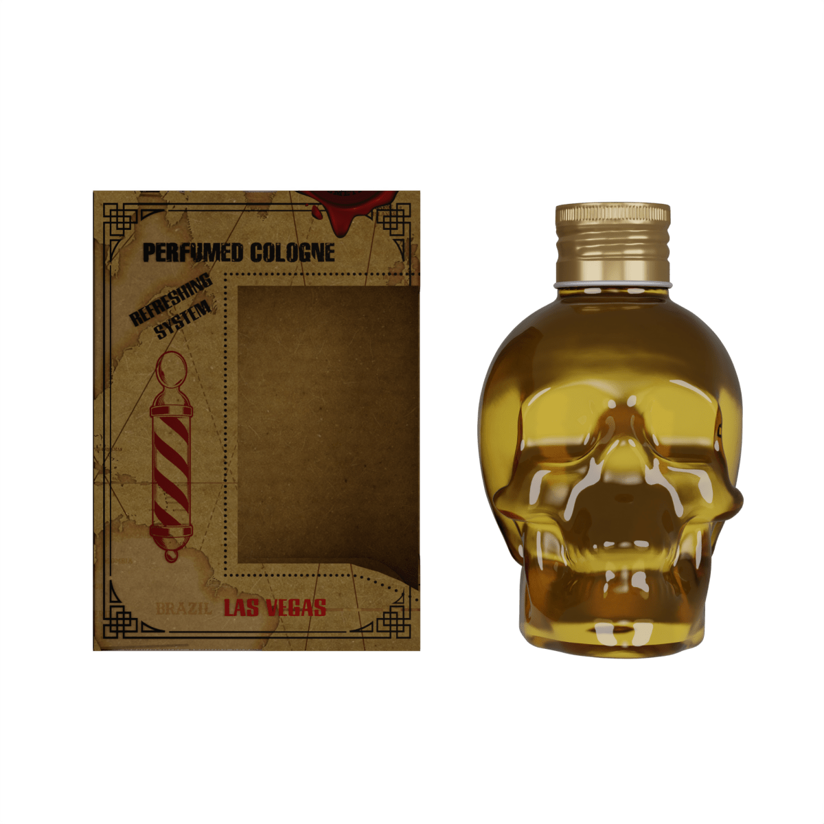 Bandido Perfumed Cologne Las Vegas 400ml Splash After Shave - AZURUM