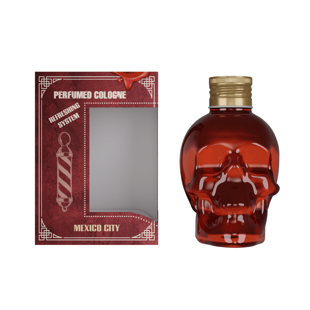 Bandido Perfumed Cologne Mexico City 400ml Splash After Shave - AZURUM