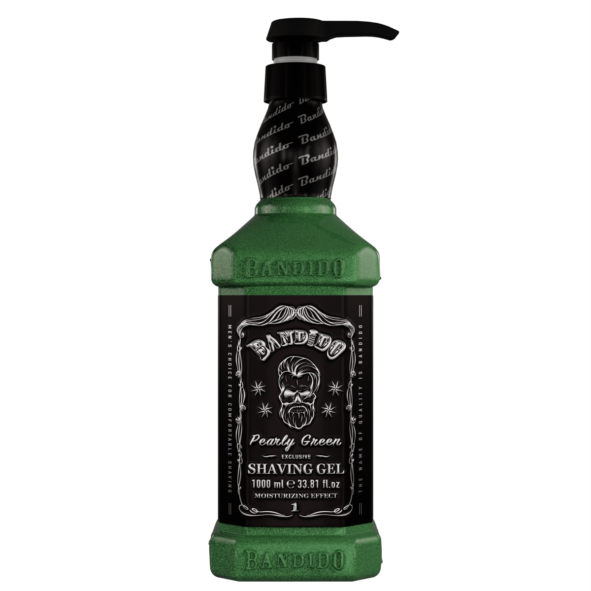 Bandido Shaving Gel Men Rasiergel 1000ml Transparent Männer Pearly Green - AZURUM