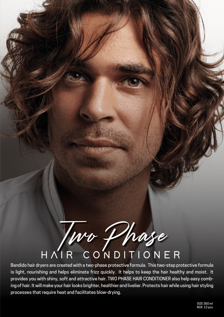 Bandido Two Phase Hair Conditioner 350ml, 2 - Phasen - Spülung für trockenes Haar (ARGAN) - AZURUM