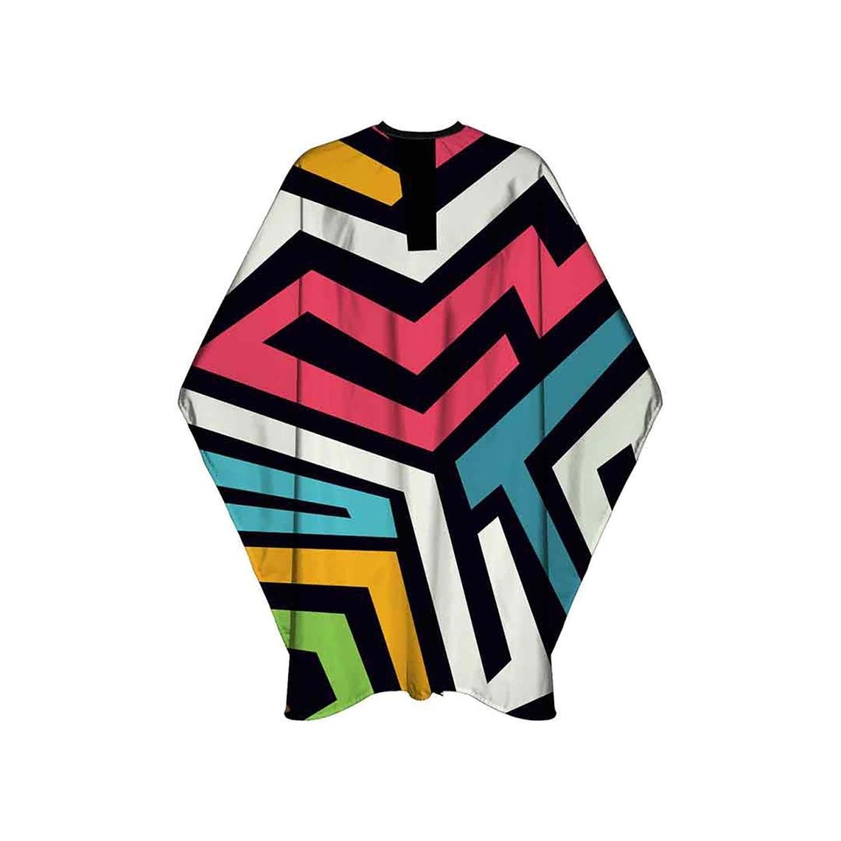 BARBER CAPE FUNKY COLORS - AZURUM