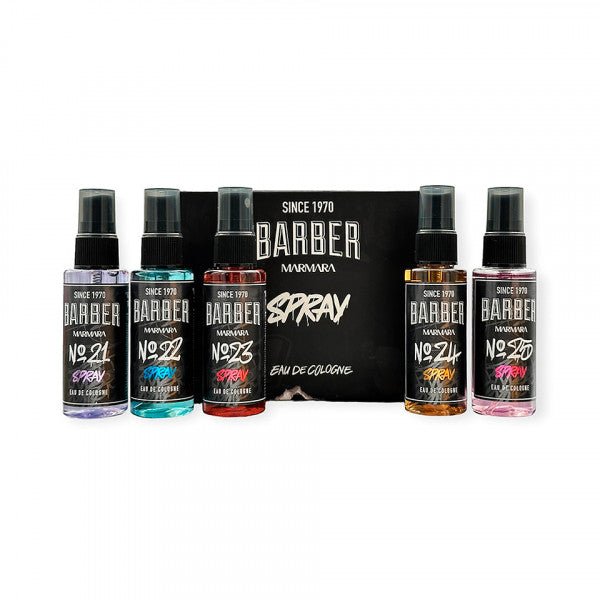 BARBER COLOGNE 50 ML 5 MIX SET SPRAY - AZURUM