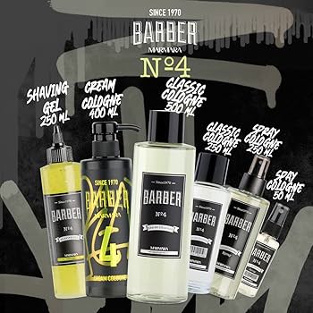 BARBER CREAM COLOGNE 400 ML NO.4 - AZURUM