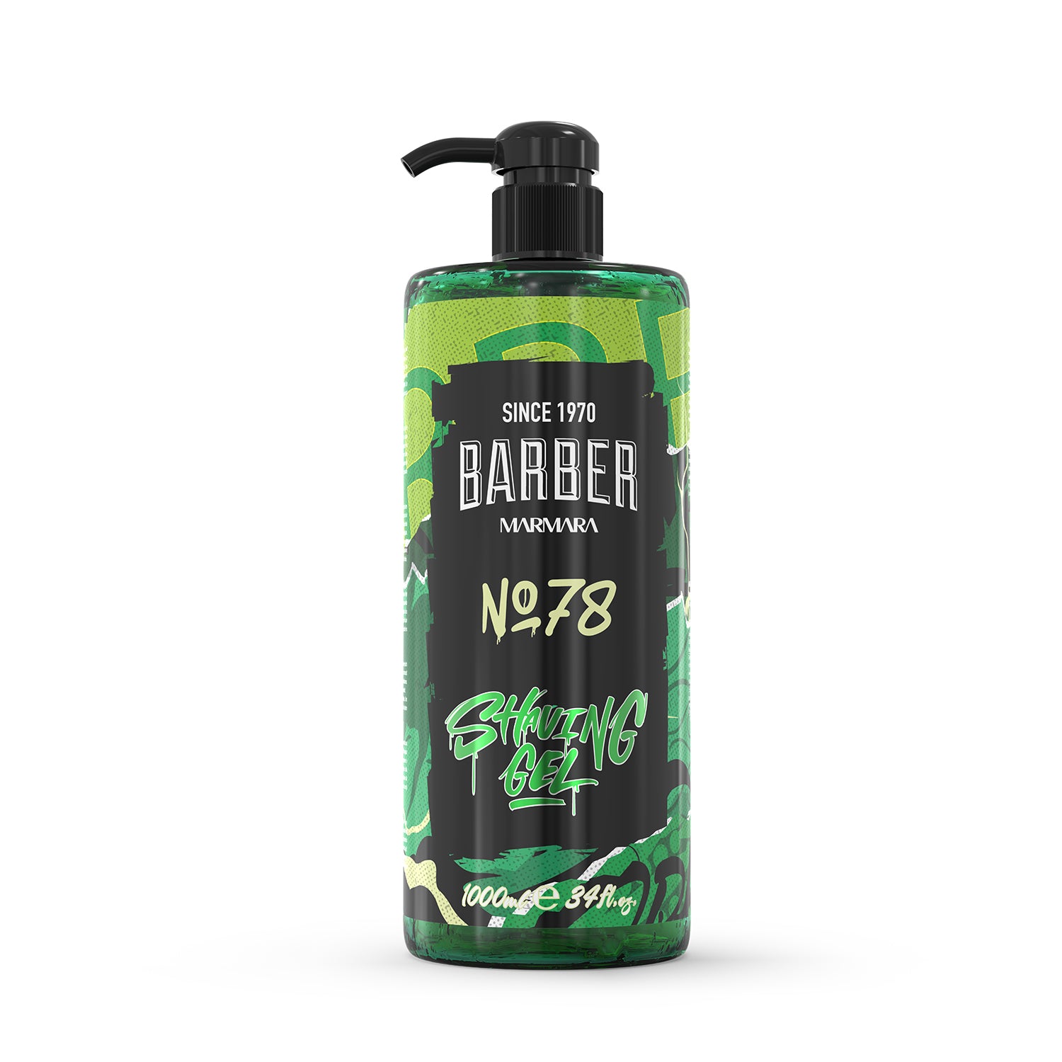 BARBER SHAVING GEL 1000 ML NO.76, NO.77, NO.78, NO.79 & Silver Shaving gel