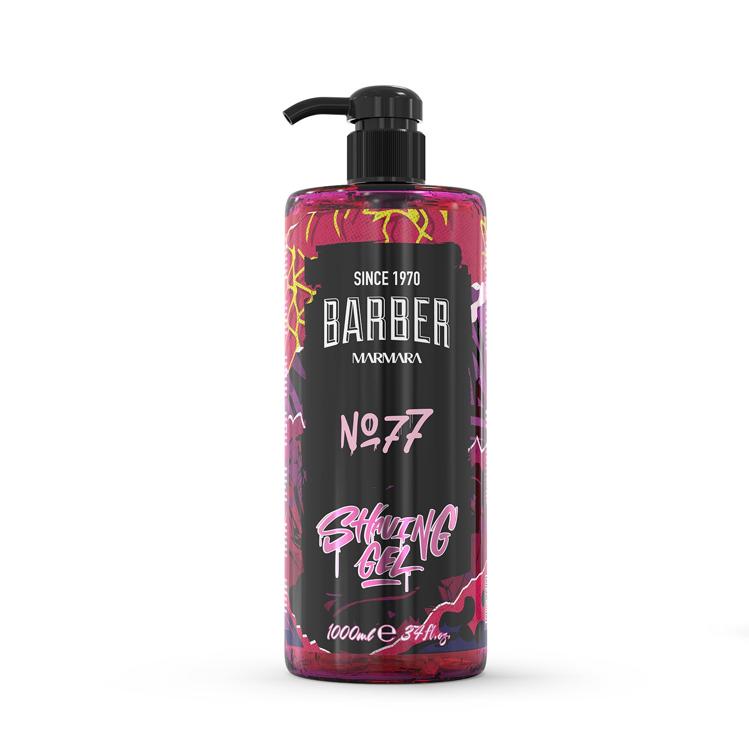 BARBER SHAVING GEL 1000 ML NO.76, NO.77, NO.78, NO.79 & Silver Shaving gel