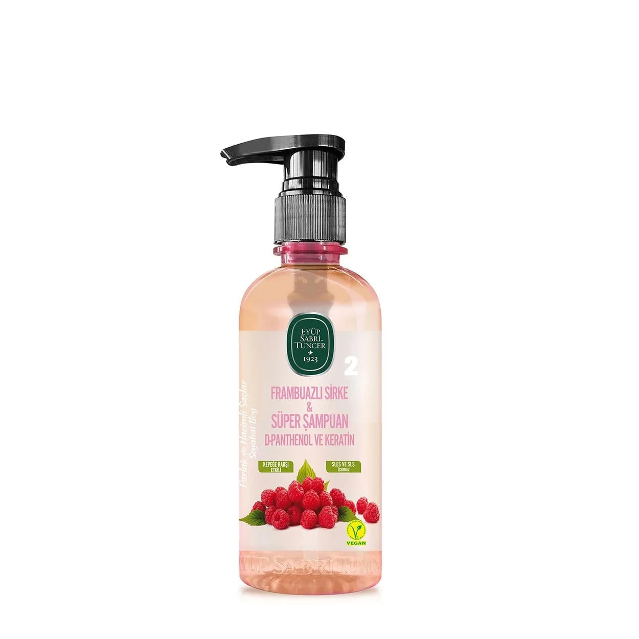 Eyüp Sabri Tuncer Himbeer Essig Shampoo – D-Panthenol & Keratin 500ml