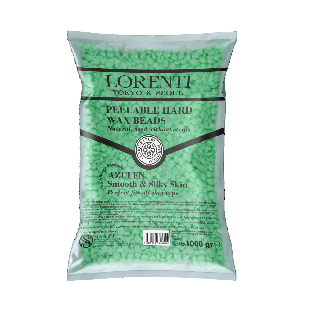 Lorenti Heißwachs Enthaarung in Perlenform Azulen 1Kg - AZURUM