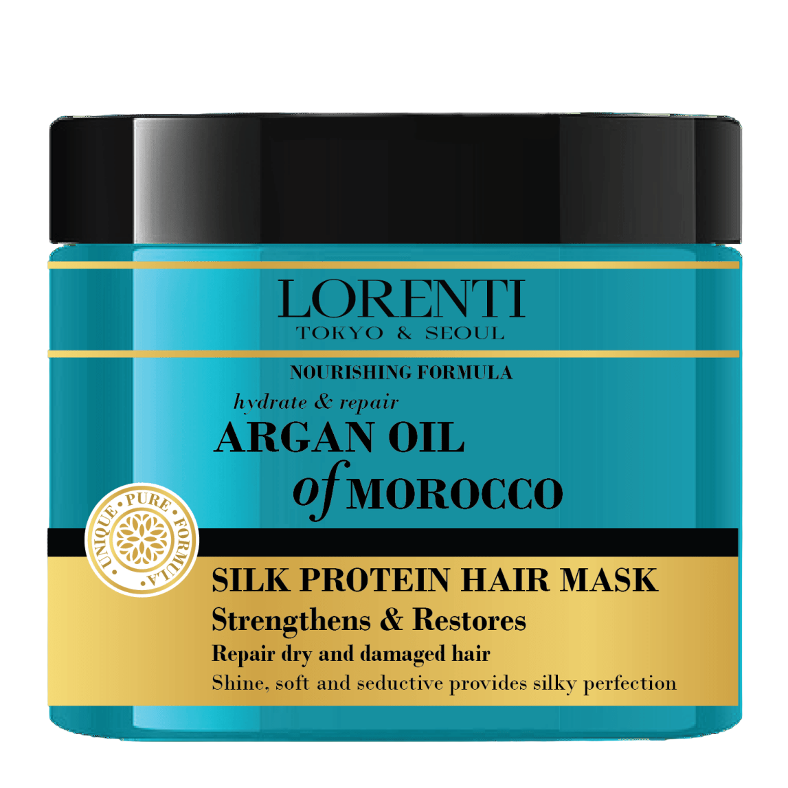 LORENTI TOKYO & SEOUL Argan Öl Hair Care Mask 500ml - AZURUM