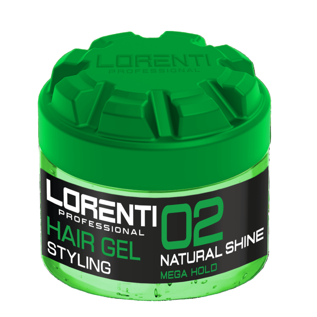 LORENTI TOKYO & SEOUL Barber Hair Styling Gel 02 Natural Shine Mega Hold 300ml - AZURUM