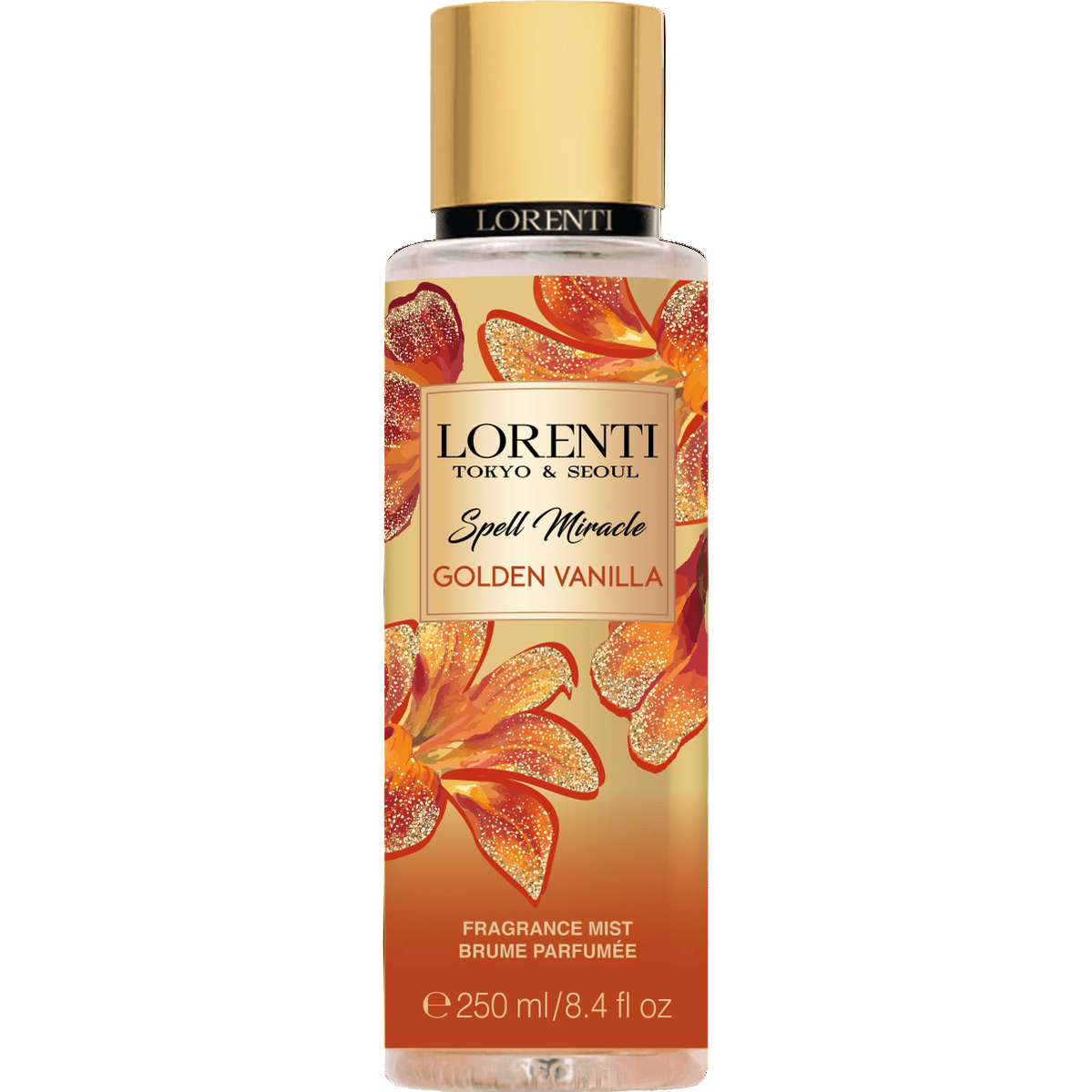 LORENTI TOKYO & SEOUL Body Mist Spray 250 ml Golden Vanilla - AZURUM