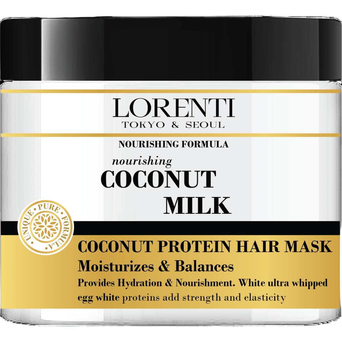 LORENTI TOKYO & SEOUL Coconut Milk Hair Care Mask 500ml - AZURUM