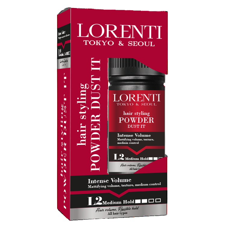 LORENTI TOKYO & SEOUL Powder Wax L2 Mittlerer Halt 20gr - AZURUM