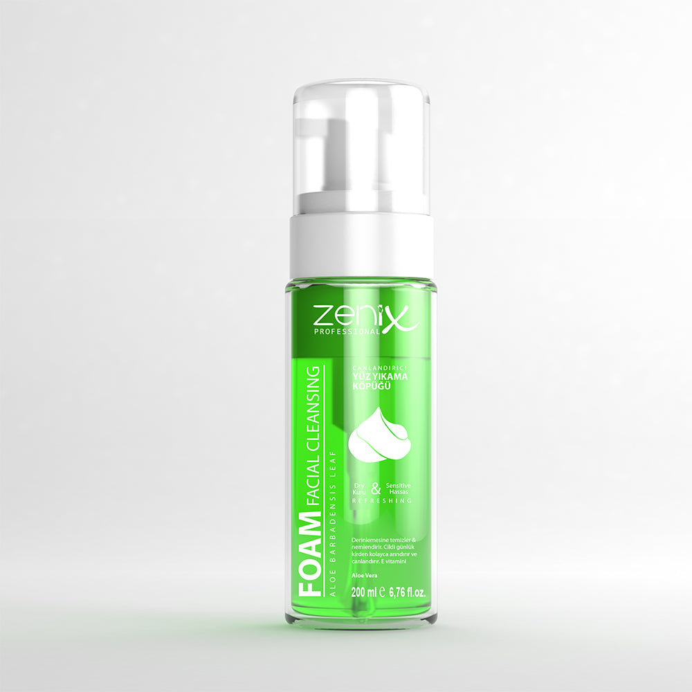 Zenix Foam Facial Cleansing Vitamin E, Aloe Vera, Red Dragon, Rice Water 200 ml