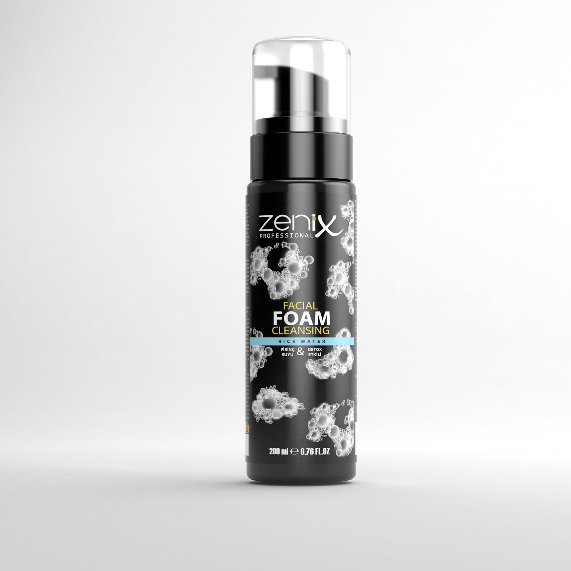 Zenix Professional Facial Foam Cleansing Rice Water Porentiefer Gesichtsreinigungsschaum 200 ml