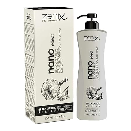 Zenix Garlic Hair Care Shampoo 1000ml, Garlic Hair Care Shampoo 400ml